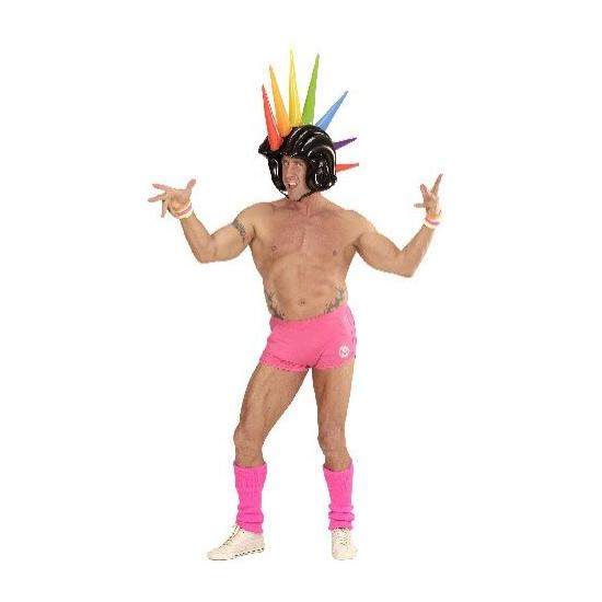 Capacete inflável multicolorido de 90 cm.