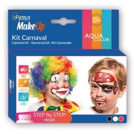 Kit carnaval 3 aquarelas 3 x 2 gr