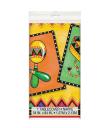 Toalha de mesa de plástico 1,37 m x 2,13 m com desenho mexicano