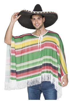 Poncho mexicano para adultos.