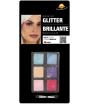 Conjunto de Maquiagem com 6 Cores com Glitter e Pincel