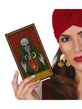 10 cartões de vodu com fantasias de Zingara ou Vidente de 11x20 cms