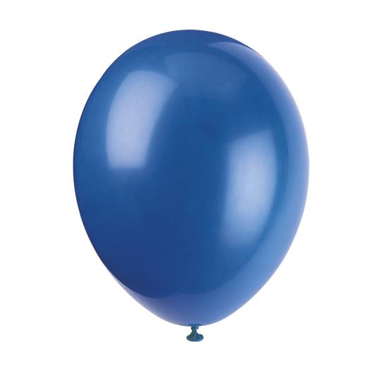 10 globos color azulón (30 cm) - Línea Colores Básicos 10 globos color azulón (30 cm) - Línea Colores Básicos