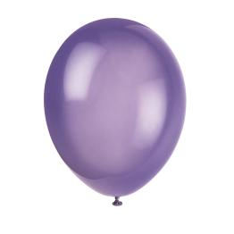 10 globos color morado (30 cm) - Línea Colores Básicos