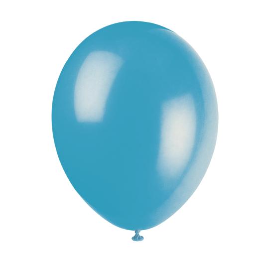 10 globos color turquesa (30 cm) - Línea Colores Básicos 10 globos color turquesa (30 cm) - Línea Colores Básicos