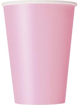 10 vasos color rosa claro - Línea Colores Básicos