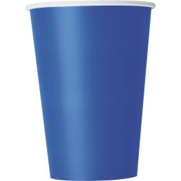 10 vasos grandes color azul oscuro - Línea Colores Básicos