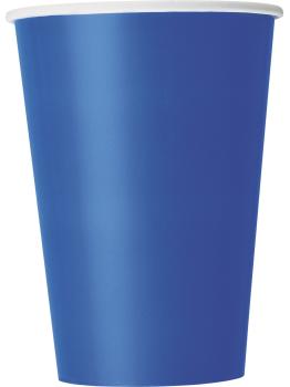 10 vasos grandes color azul oscuro - Línea Colores Básicos