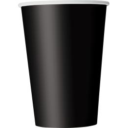 10 vasos grandes negros - Línea Colores Básicos