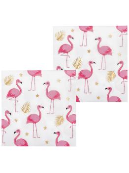 12 servilletas de flamencos (33x33 cm) - Flamingo Party