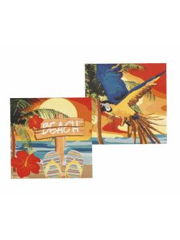 12 Guardanapos de Praia 33x33cm