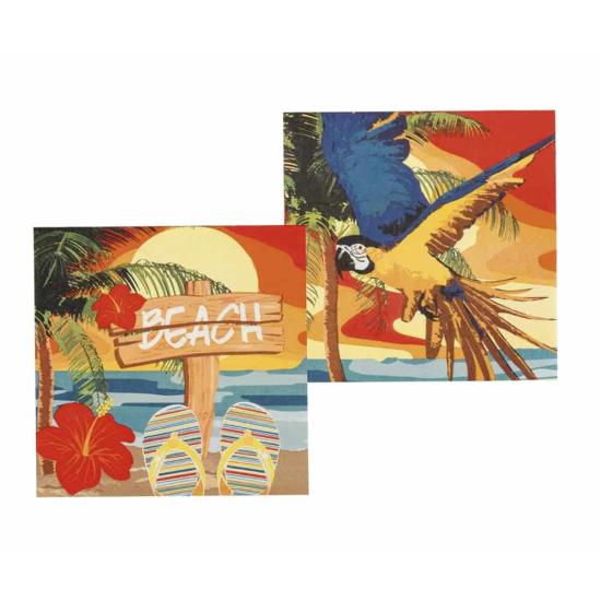 12 Guardanapos de Praia 33x33cm 12 Guardanapos de Praia 33x33cm