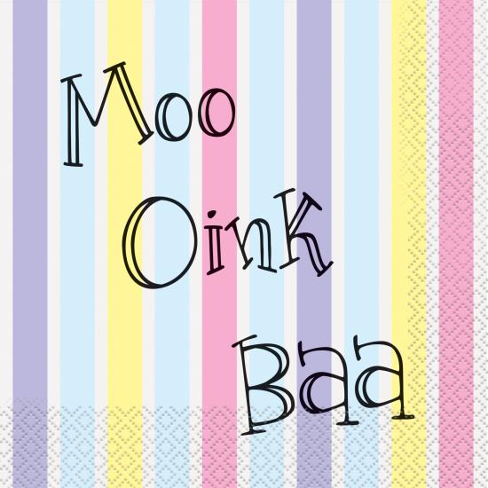 16 servilletas (33x33 cm) - Farmyard Party 16 servilletas (33x33 cm) - Farmyard Party