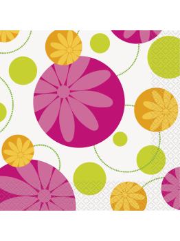 16 servilletas (33x33 cm) - Summer Flower
