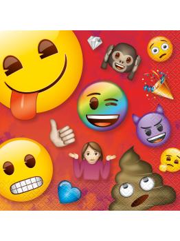 16 servilletas de Emoji (33x33 cm)