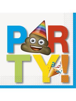 16 servilletas de emoticonos Party (33x33 cm) - Emoji