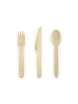 18 cubiertos de madera - Woodland