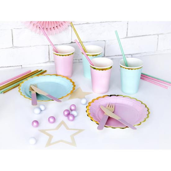 18 cubiertos multicolor pastel de madera - Pastelove Collection 18 cubiertos multicolor pastel de madera - Pastelove Collection