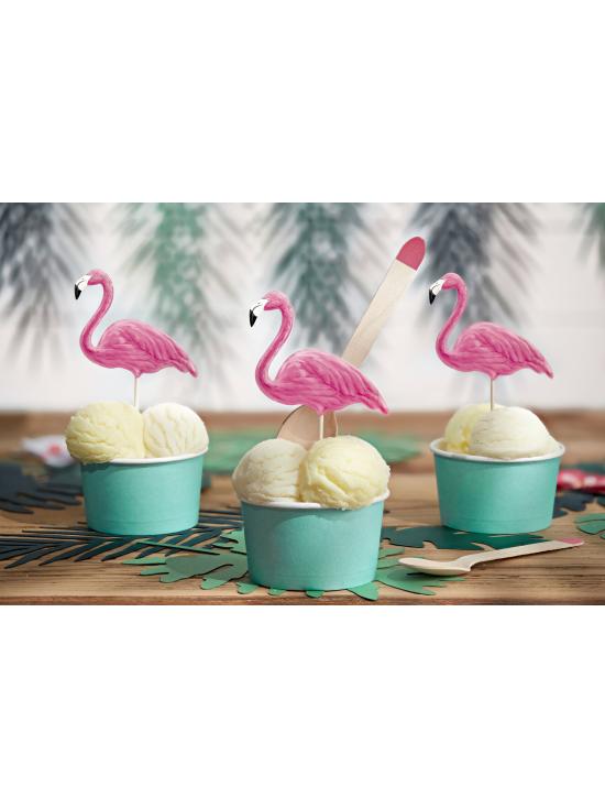 18 cubiertos rosas de madera (16cm) - Aloha Turquoise