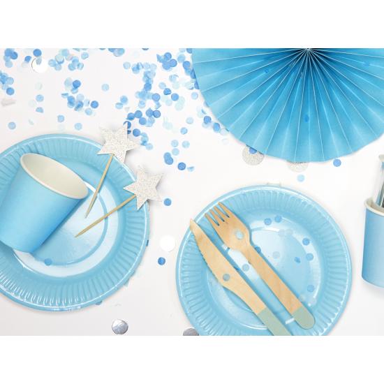 18 cubiertos verde menta de madera 18 cubiertos verde menta de madera