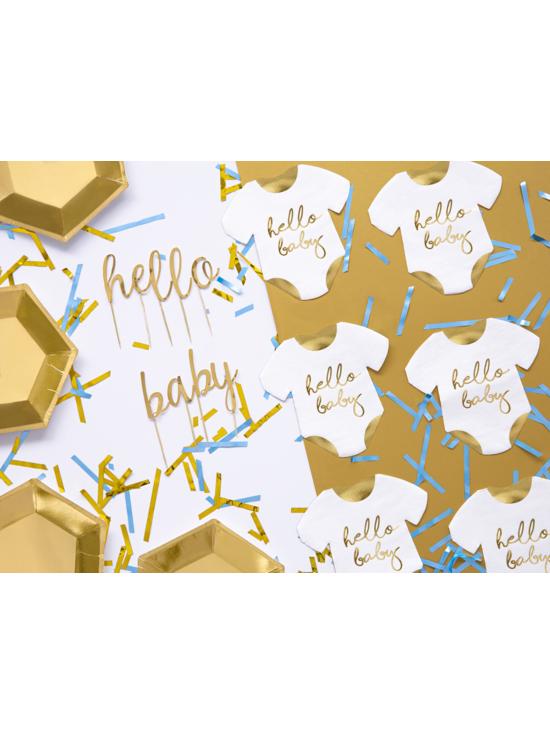 20 servilletas Hello Baby (16x16 cm) Baby Shower - Little Party