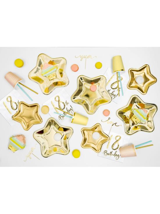 20 servilletas blancas "18th Birthday" de papel (33x33 cm) - Milestone birthday