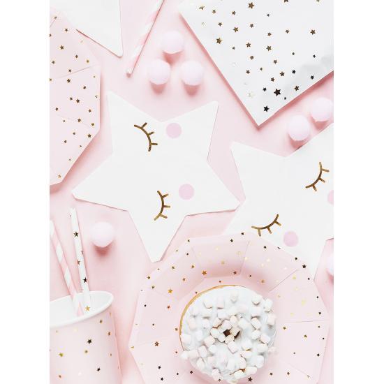 20 servilletas con forma de estrella - Unicorn Collection