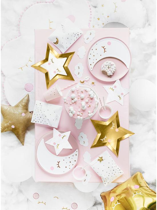 20 servilletas con forma de estrella - Unicorn Collection