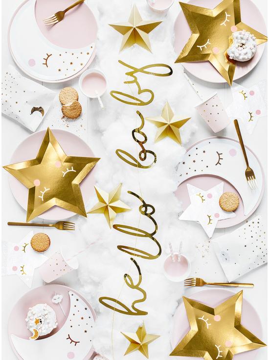 20 servilletas con forma de estrella - Unicorn Collection