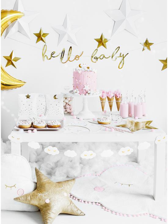 20 servilletas con forma de estrella - Unicorn Collection