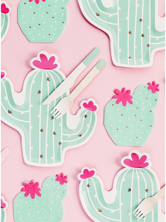 20 servilletas de cóctel de cactus (11 cm)
