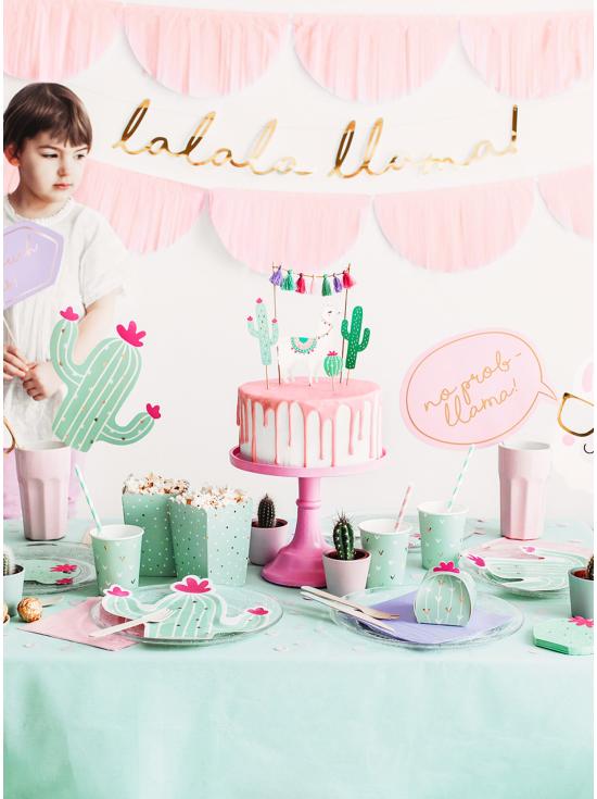 20 servilletas de cóctel de cactus (11 cm)