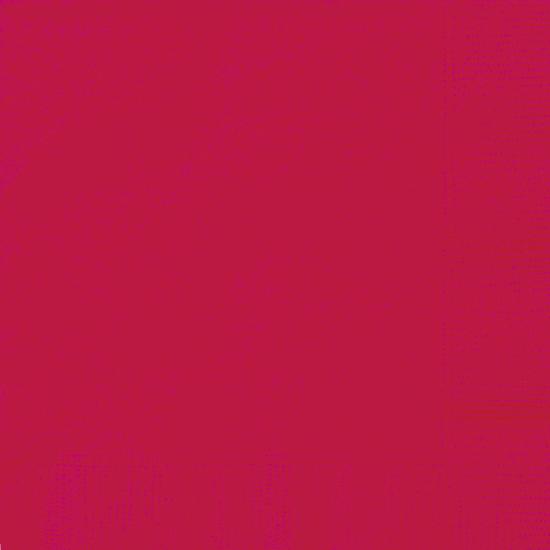 20 servilletas rojas (33x33 cm) - Línea Colores Básicos