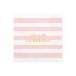 20 servilletas rosa pastel con estampado "Hello Gorgeous" de papel (33x33 cm) - Yummy