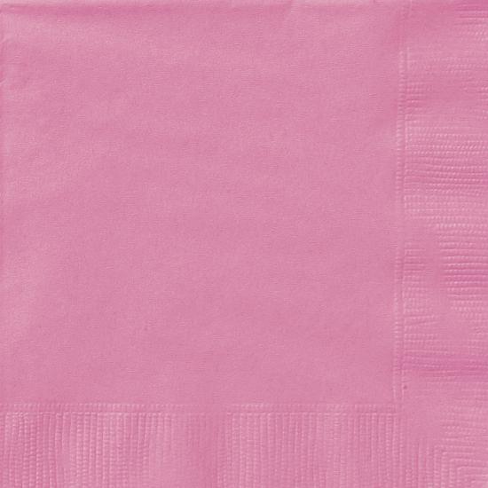20 servilletas rosas (33x33 cm) - Línea Colores Básicos