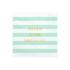20 servilletas verde pastel con estampado "Never stop dreaming" de papel (33x33 cm) - Yummy