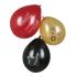 3 globos para fiesta VIP colores surtidos (25 cm) - Elegant Collection