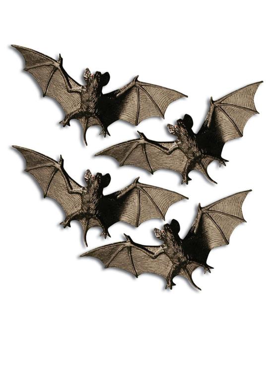 4 murciélagos nocturnos Halloween