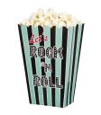 4 tigelas de pipoca Rock 'n Roll