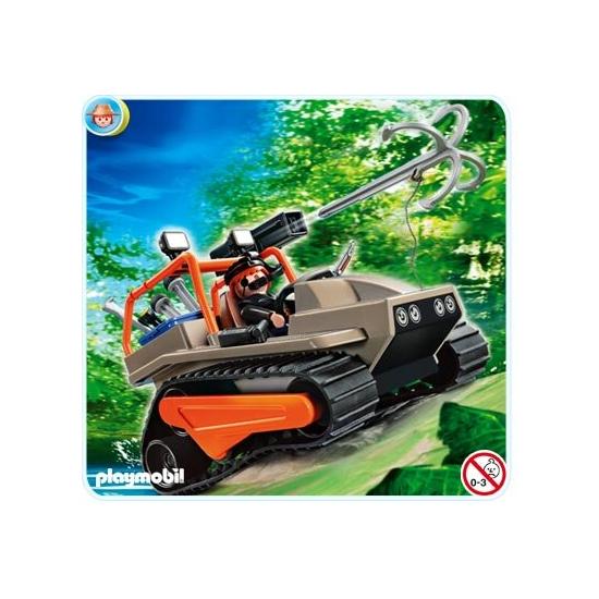 Veículo rastreado Playmobil 4846 com ladrões de tesouro