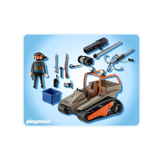 Veículo rastreado Playmobil 4846 com ladrões de tesouro