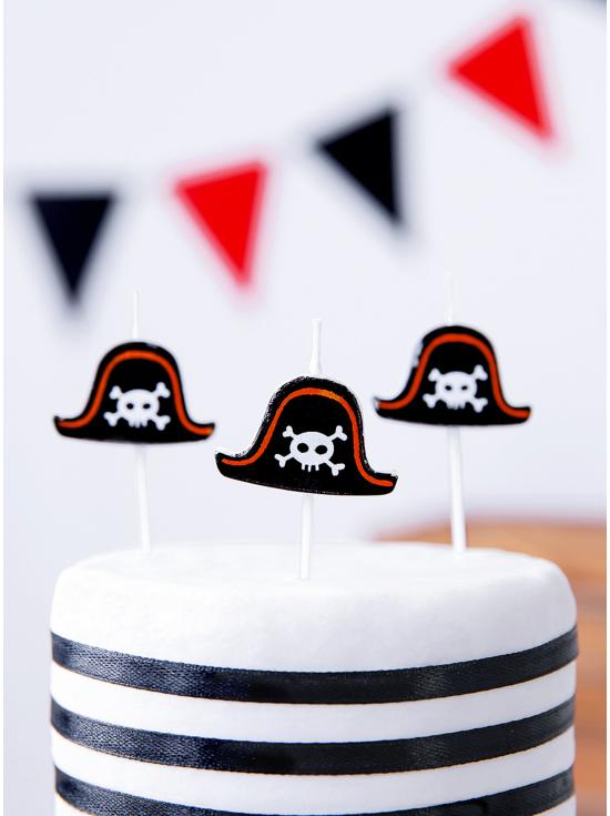 5 velas para fiesta pirata - Pirates Party