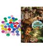 50 Diamantes Decorativos Multicoloridos (1,5 cm) - Acessórios para Festas e Eventos