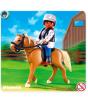 5109 Haflinger com Estábulo Verde e Bege PLAYMOBIL