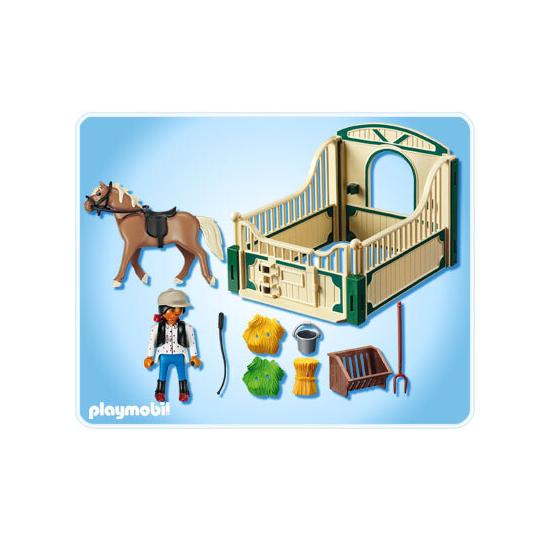 5109 Haflinger com Estábulo Verde e Bege PLAYMOBIL