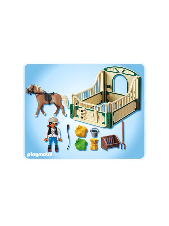5109 Haflinger com Estábulo Verde e Bege PLAYMOBIL