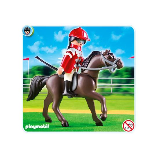 5112 Caballo Árabe con Establo Marrón y Amarillo PLAYMOBIL