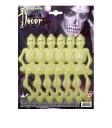 6 esqueletos fluorescentes Halloween