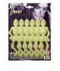 6 esqueletos fluorescentes Halloween
