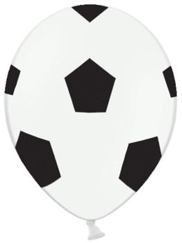 6 globos balón de fútbol (30 cm)